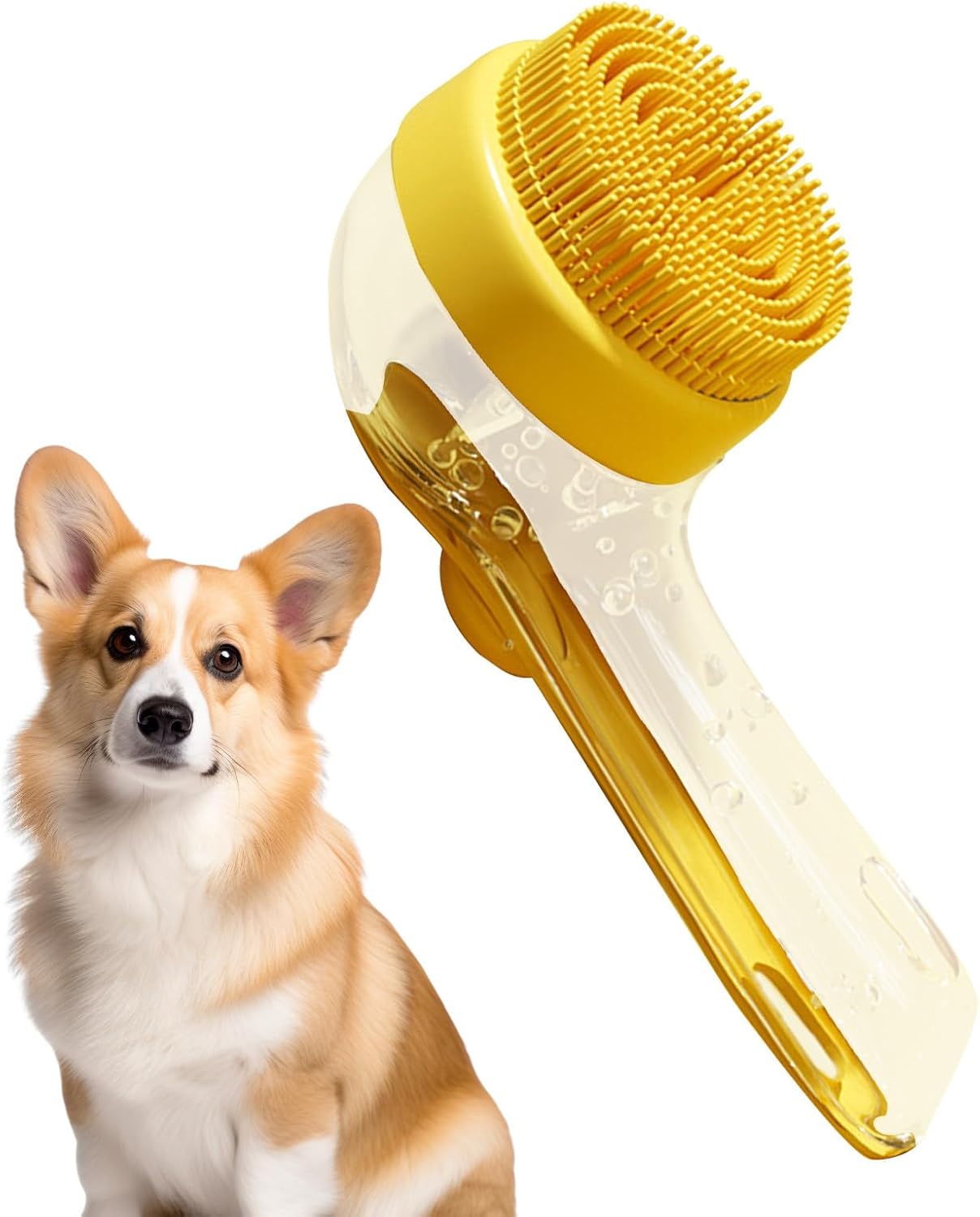 Dog Shampoo Brush Soft Hair Loss Comb | Dog Cleaning Brush Gentle Massage and - Gentle Hair Loss Care Slicker Scrub Pet Hygiene Clean Spa Grooming Puppy Outdoor